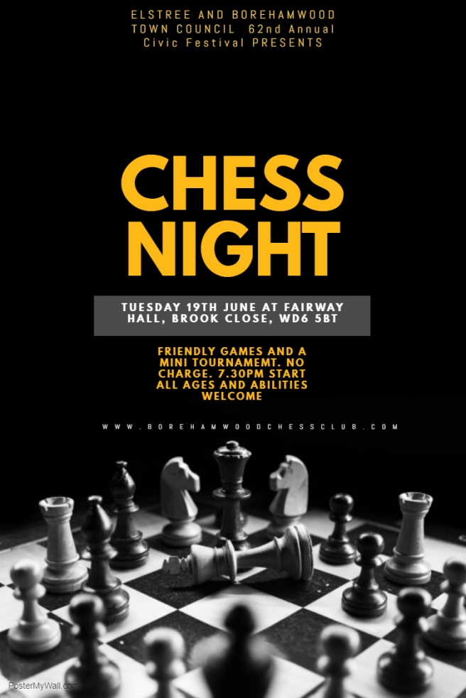 Chess Night Flyer Template - Made with PosterMyWall